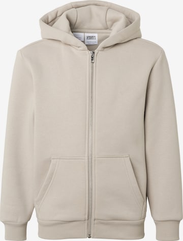 Urban Classics Sweatjacke in Beige: Vorderseite