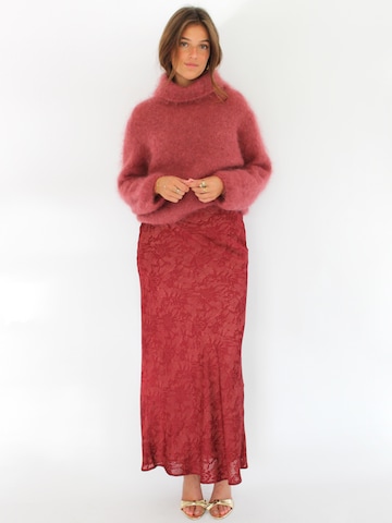 Honnête Atelier Rok 'Lela' in Rood