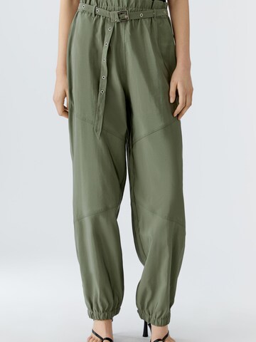 OUI Loose fit Pants in Green: front
