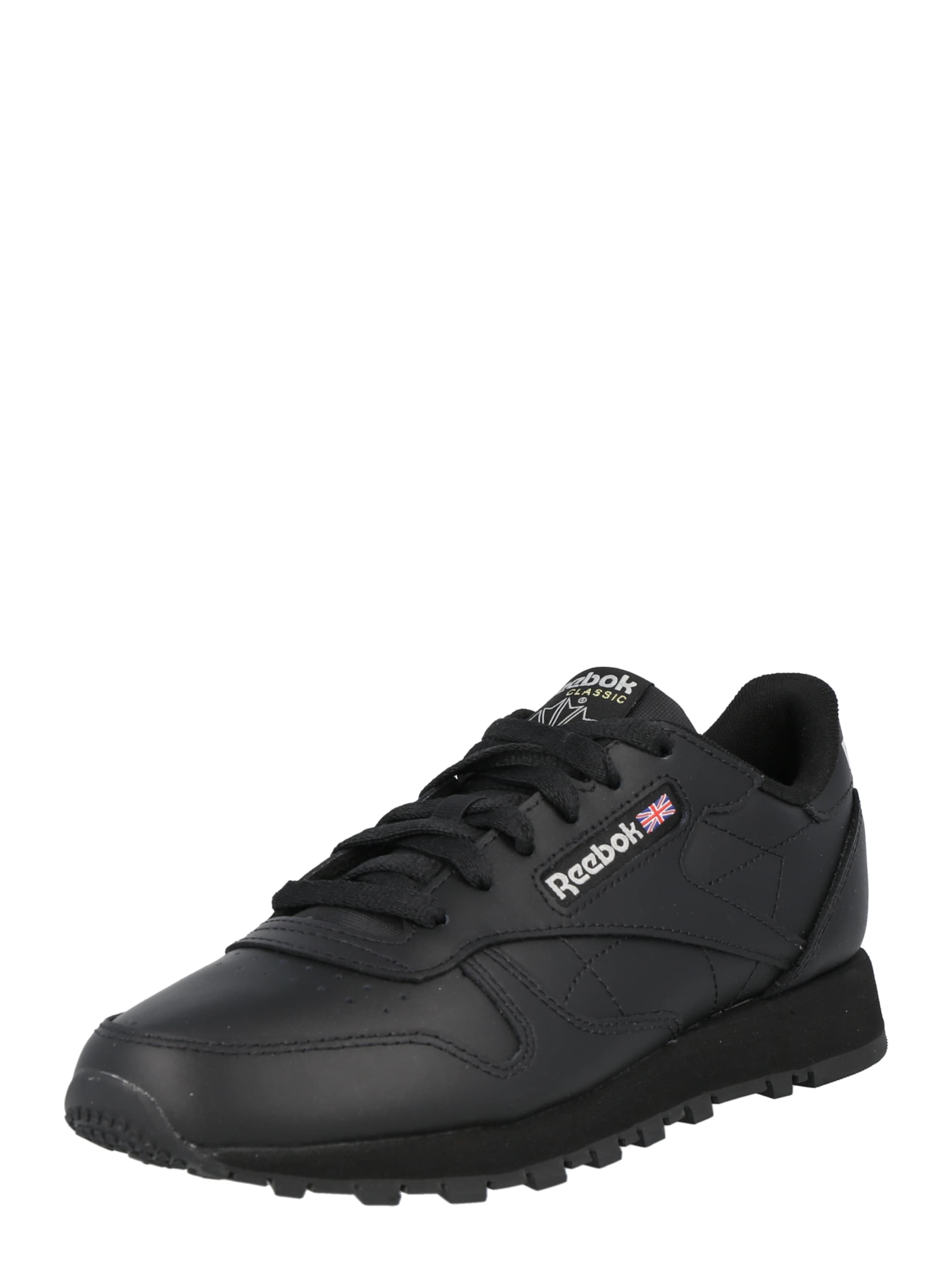 Reebok - Sapatilhas baixas 'Classic' em preto: frente