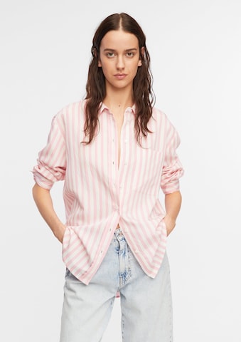 COMMA Blouse in Wit: voorkant