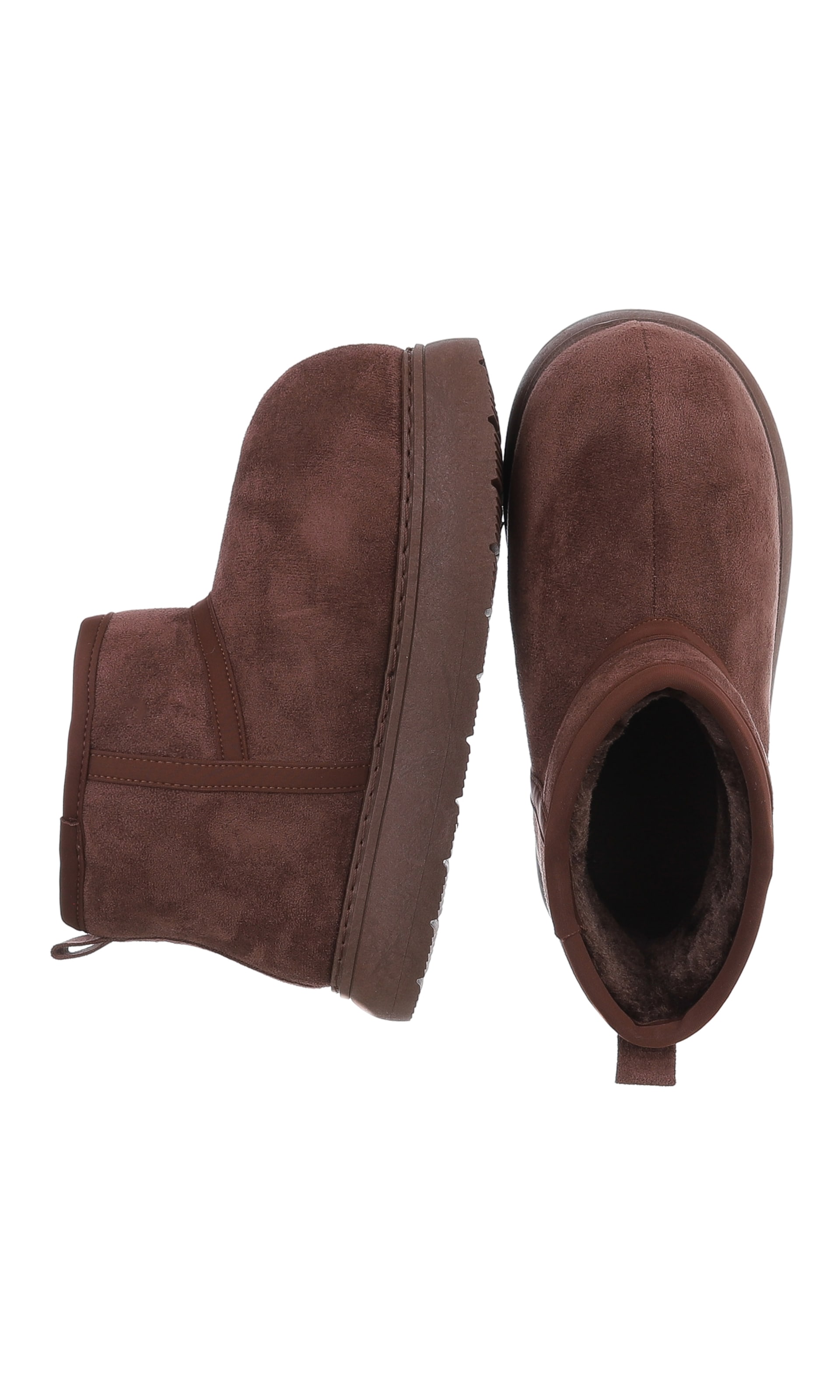 Ital-Design Stiefeletten ' Flache Stiefeletten ' in Braun