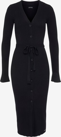 BRUNO BANANI Knitted dress in Black: front