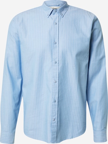 ARMEDANGELS Regular fit Button Up Shirt 'Quasa' in Blue: front