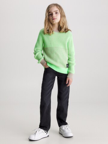 Calvin Klein Jeans Pullover in Grün