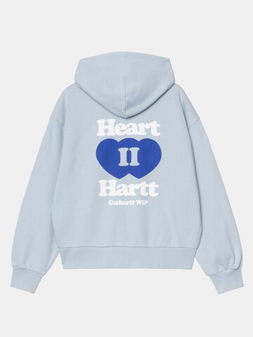 Carhartt WIP Sweatjacke 'Heart II Hartt' in Blau