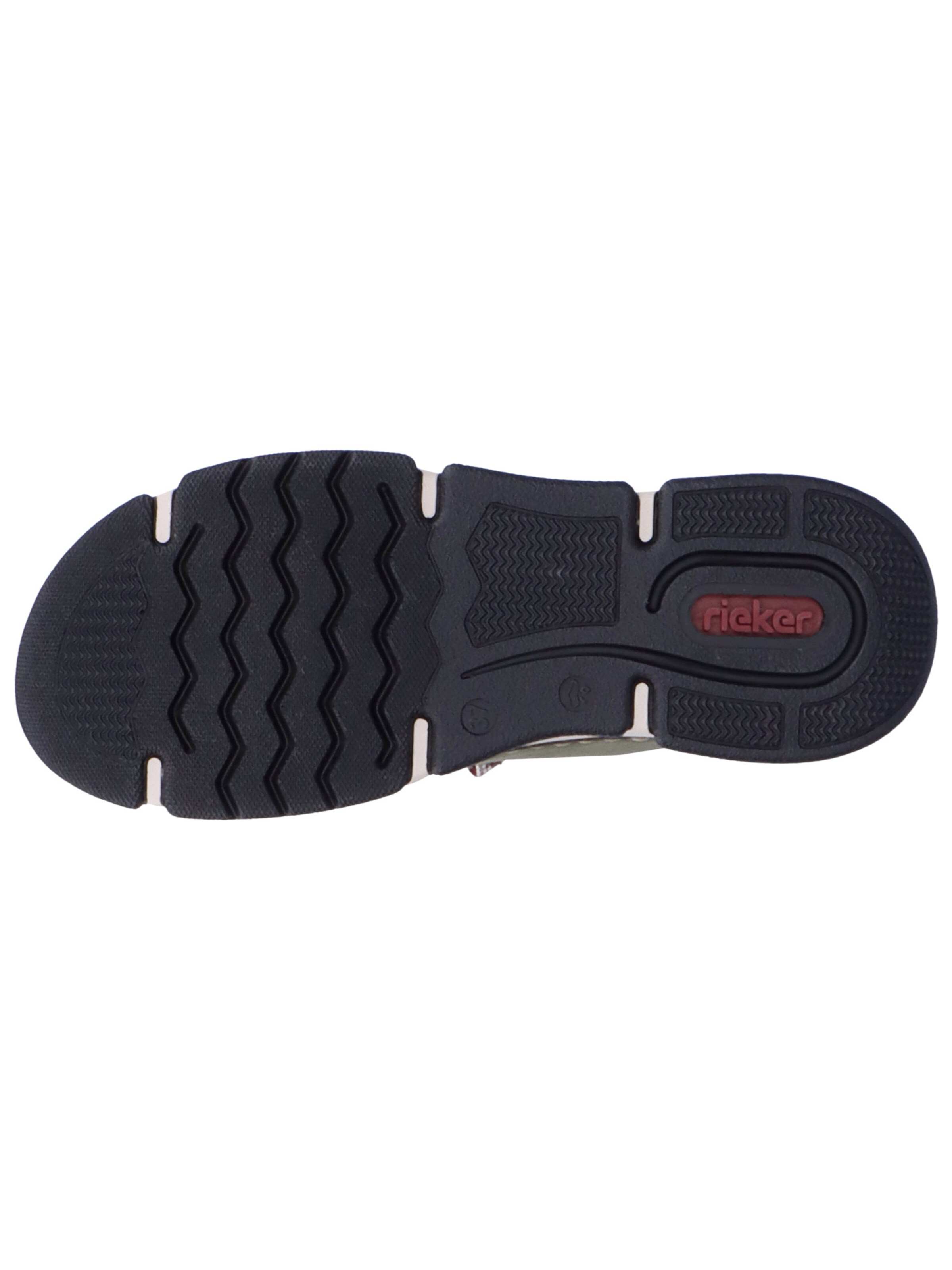 Baskets basses Rieker en vert