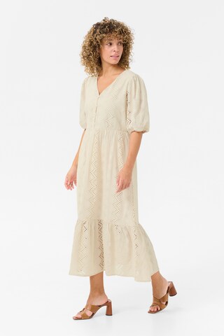 Robe 'Brielle' Cream en beige