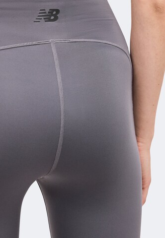 new balance Skinny Sportovní kalhoty – šedá