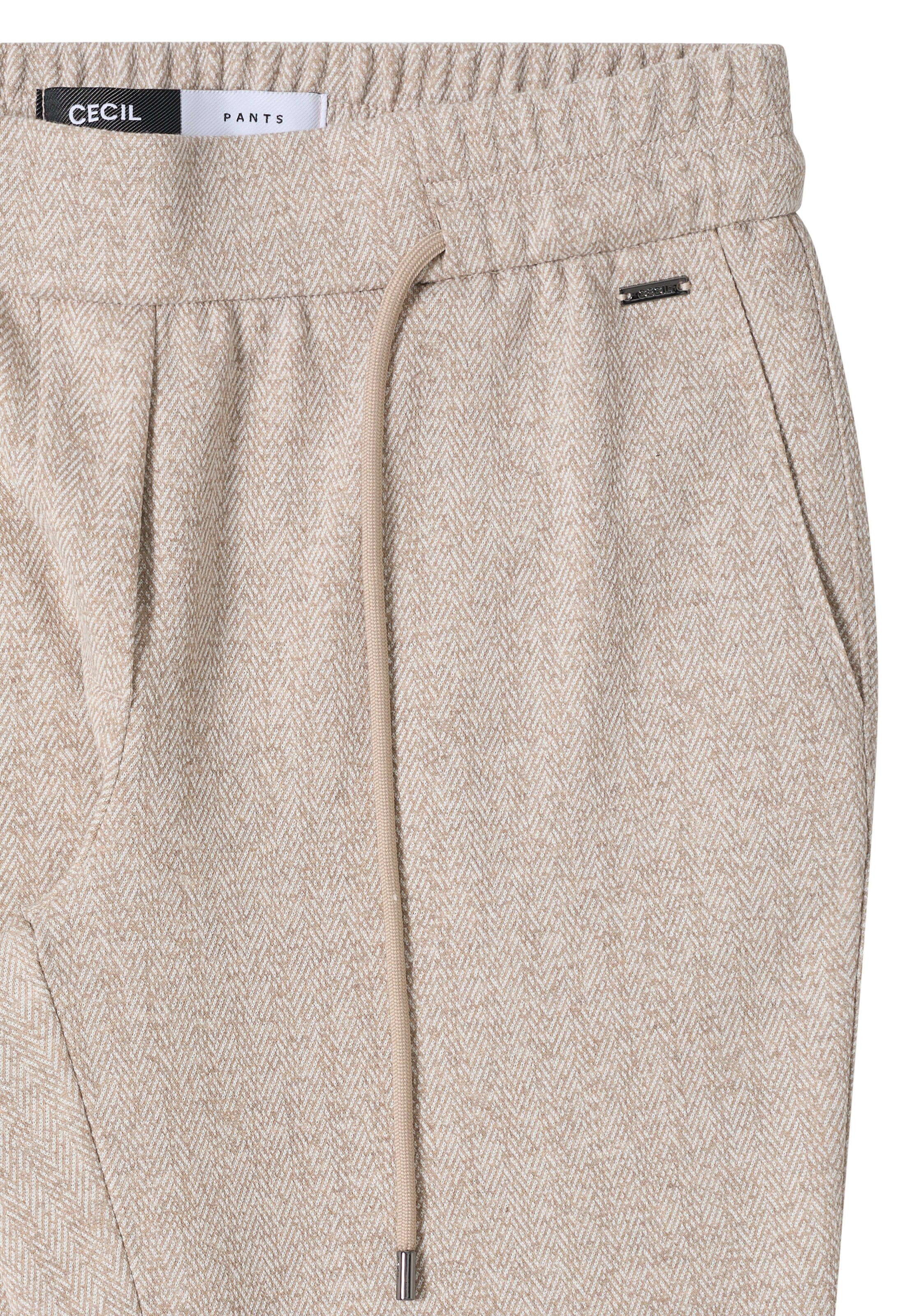 CECIL Regular Hose in Beige