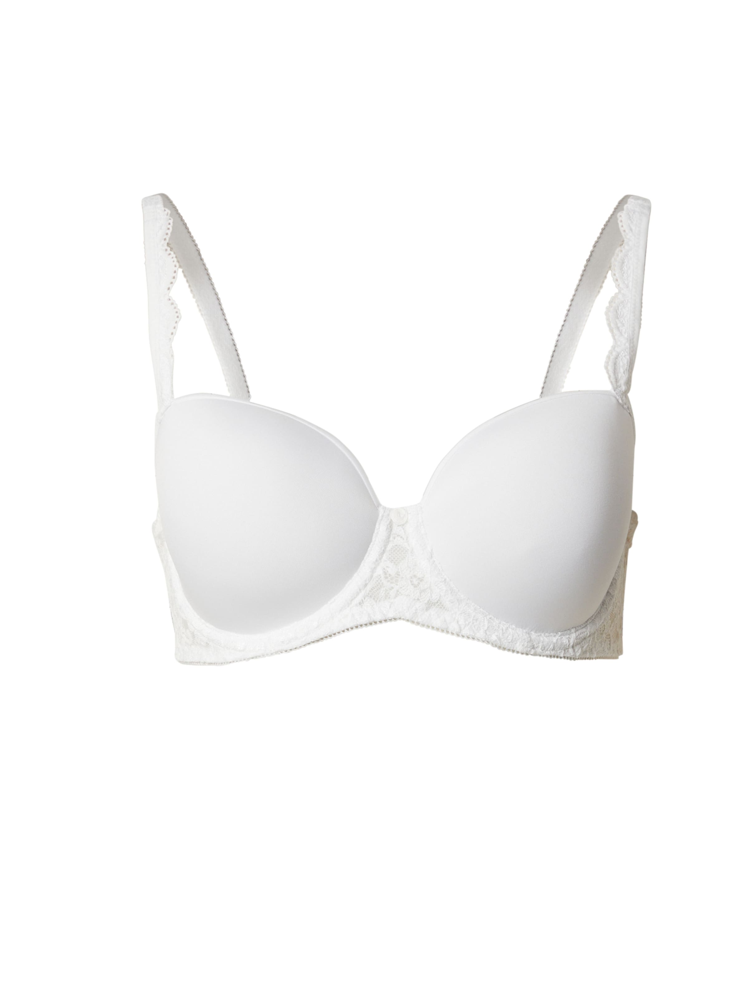 TRIUMPH T-shirt Bra 'Amourette' in White: front