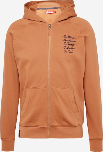 Derbe Sweatshirt 'STPA' in Navy / Caramel, Item view