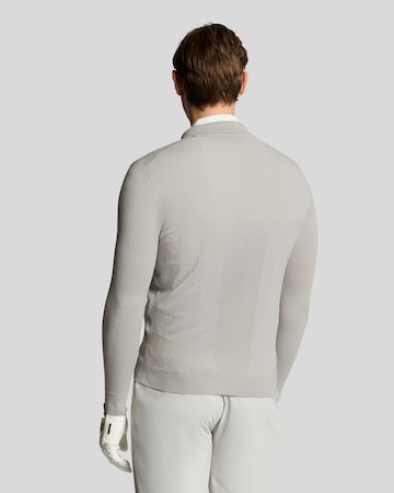 Lyle & Scott Gebreid vest in Grijs