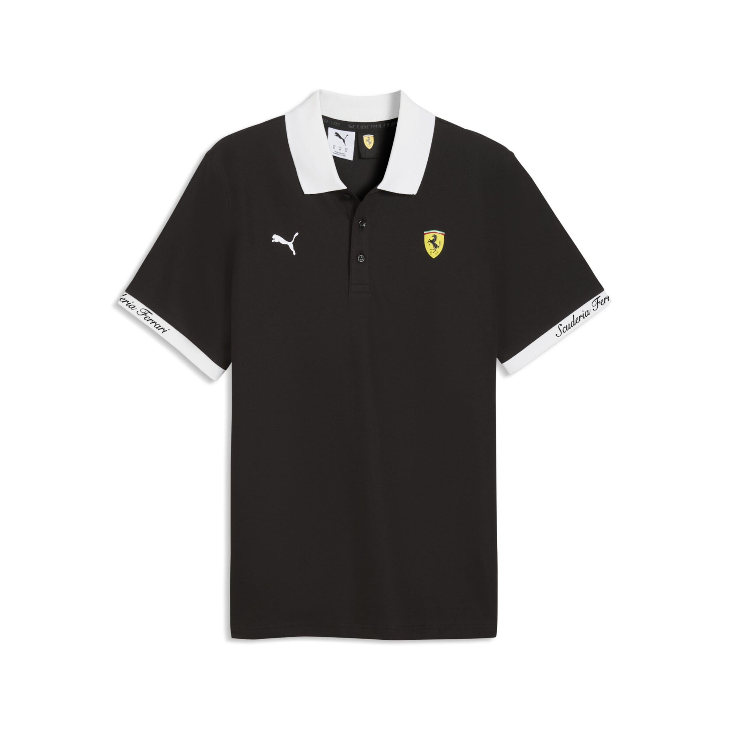 PUMA Functioneel shirt 'Ferrari' in Zwart: voorkant