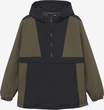 MANGO TEEN Between-Season Jacket 'Tommy' in Green: front