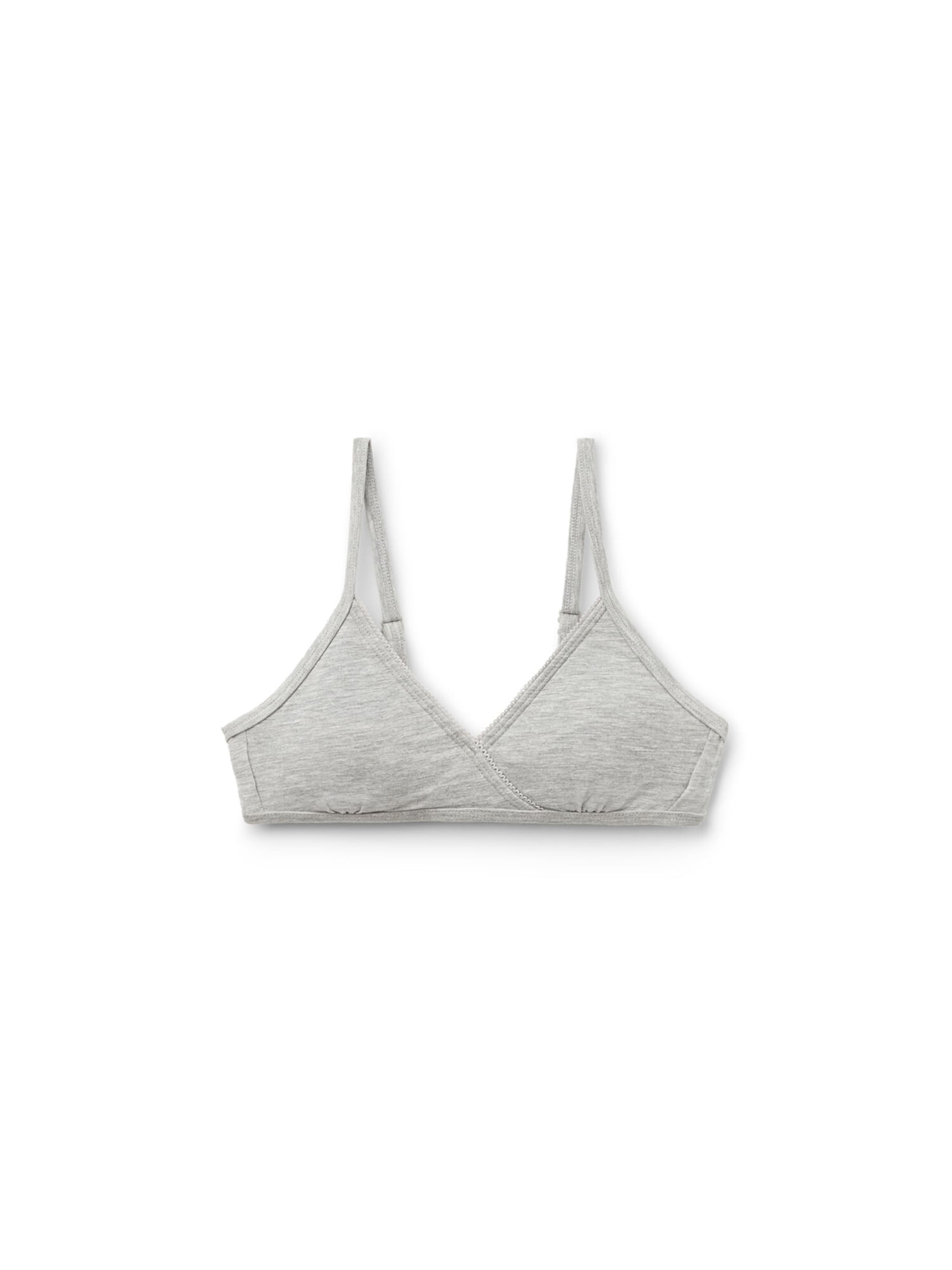 Tezenis Triangle Bra in Grey: front