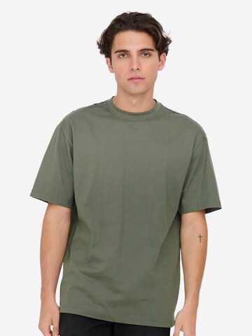 Only & Sons Shirt 'Onsfred' in Green