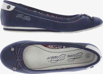 TOM TAILOR Flats & Loafers in 38 in Blue: front