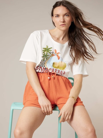 T-shirt 'ALBANE' Deeluxe en blanc