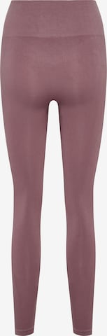 Hummel Skinny Športové nohavice 'Tif' - fialová