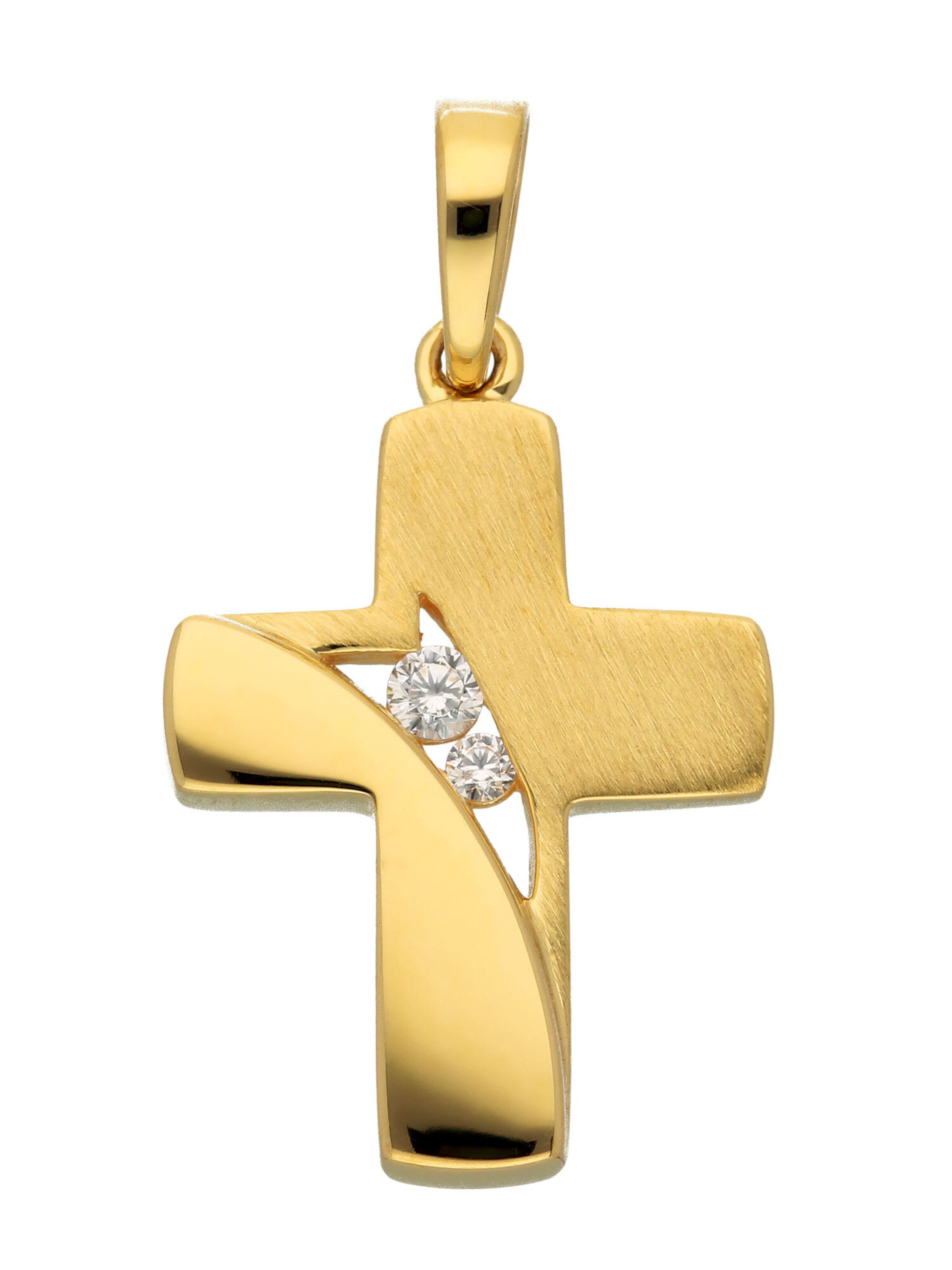 Adelia´s Pendant 'Kreuz' in Gold: front