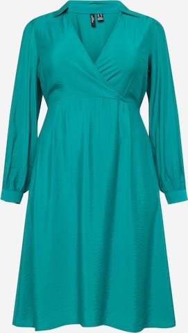 Vero Moda Curve Šaty 'JOSIE SOFIE' – zelená: přední strana