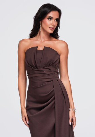 Ombre Evening dress in Brown