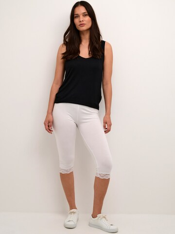 Cream Skinny Leggings 'Mathilda' in White