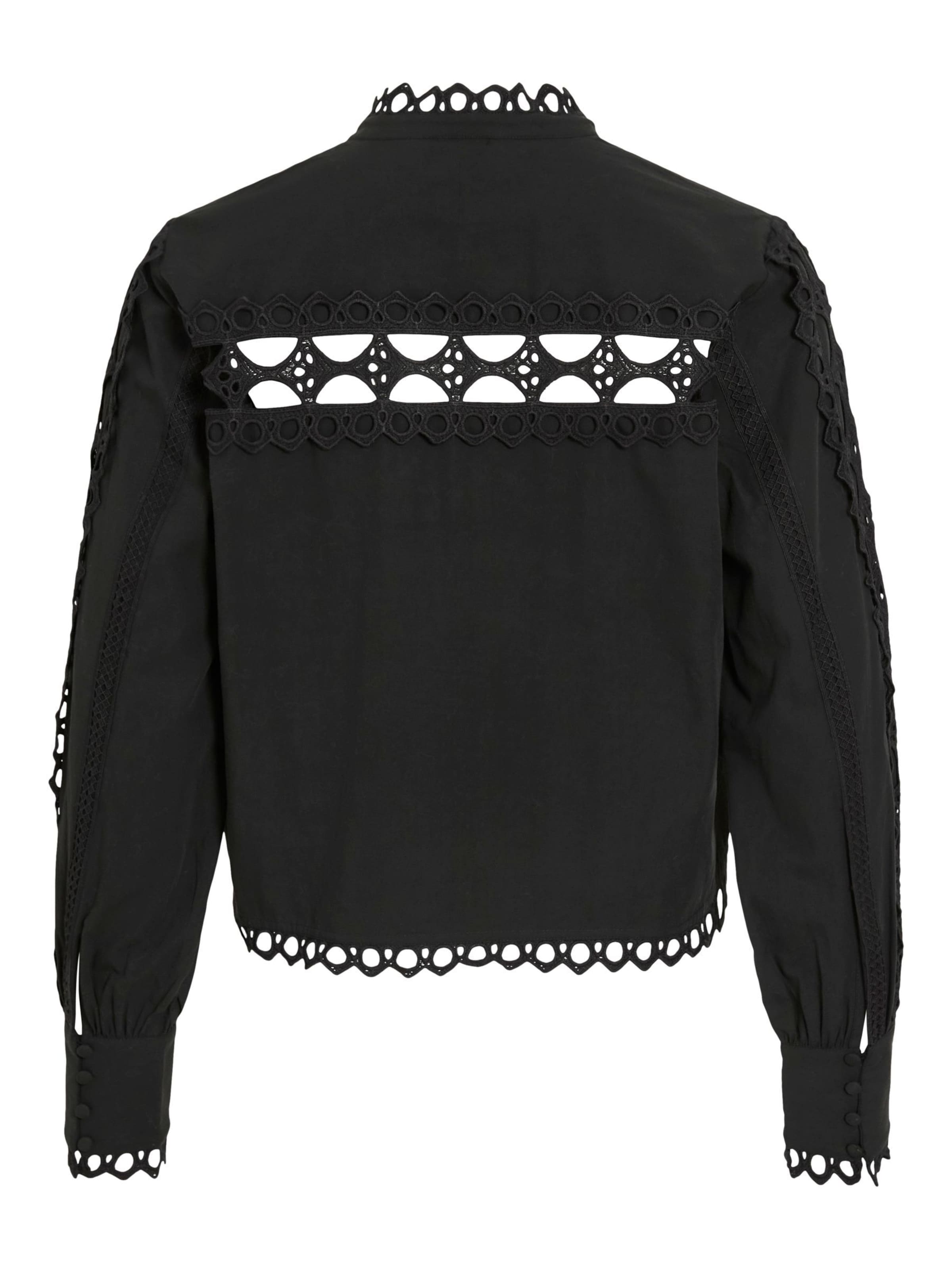 ROUGE EDIT Bluse in Schwarz