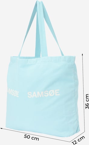 Samsøe Samsøe Torba shopper 'Frinka' w kolorze niebieski