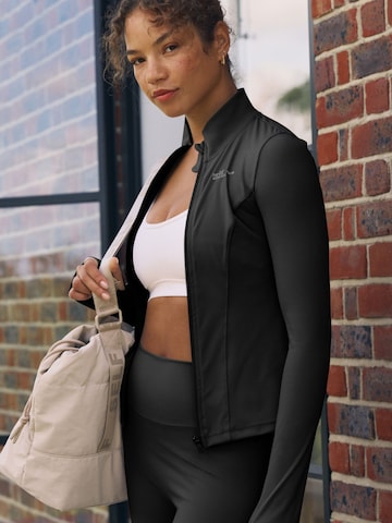 self. Knit Cardigan in Black