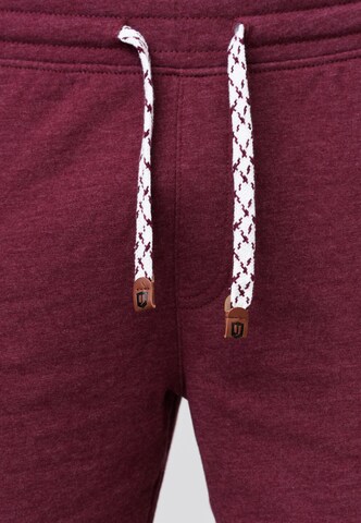 INDICODE JEANS Regular Trousers ' Aldrich ' in Red