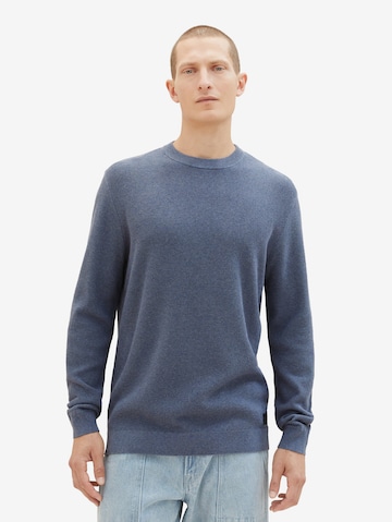 TOM TAILOR Sweater in Blue: front