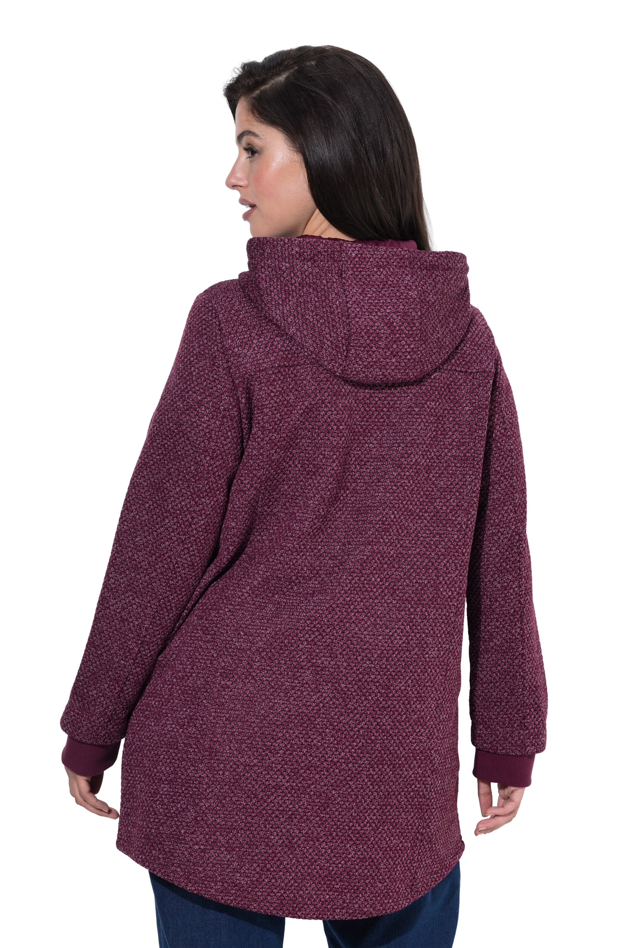 Ulla Popken Übergangsjacke in Lila