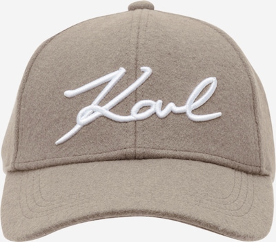 Kepurė iš Karl Lagerfeld, spalva – rausvai pilka / balta, Prekių apžvalga