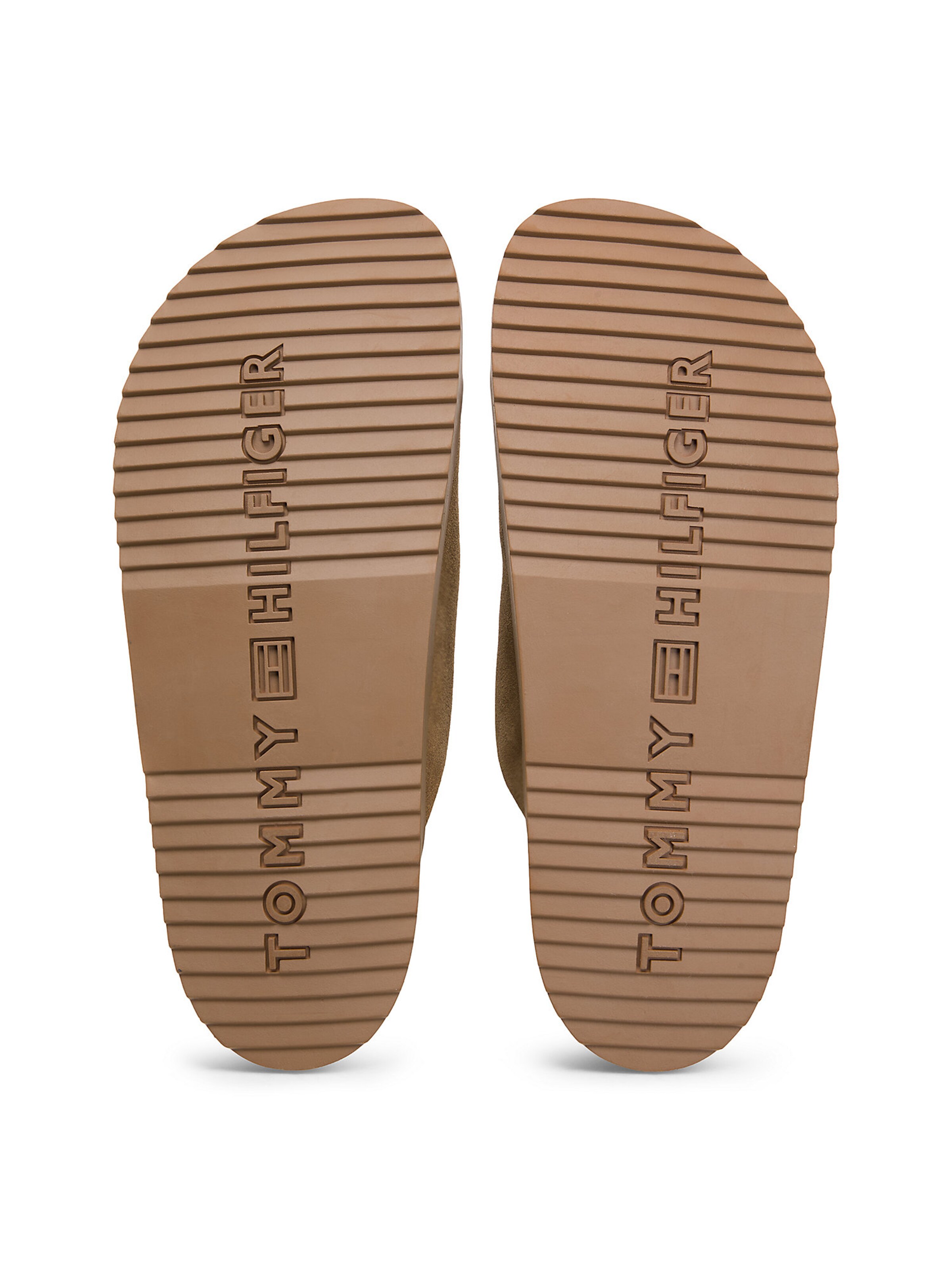 TOMMY HILFIGER Pantolette in Braun