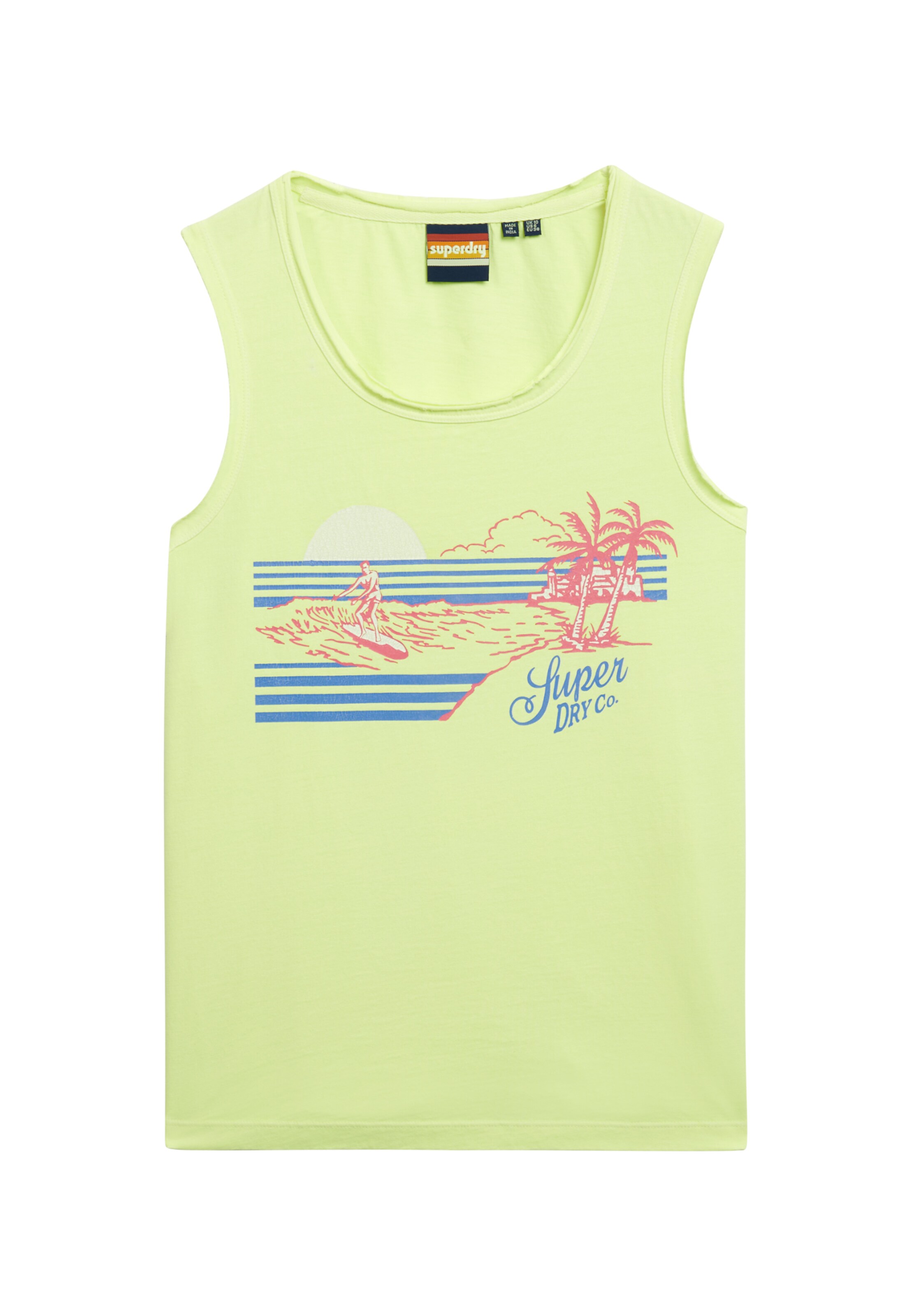 Superdry & Co Top in Gelb: Vorderseite