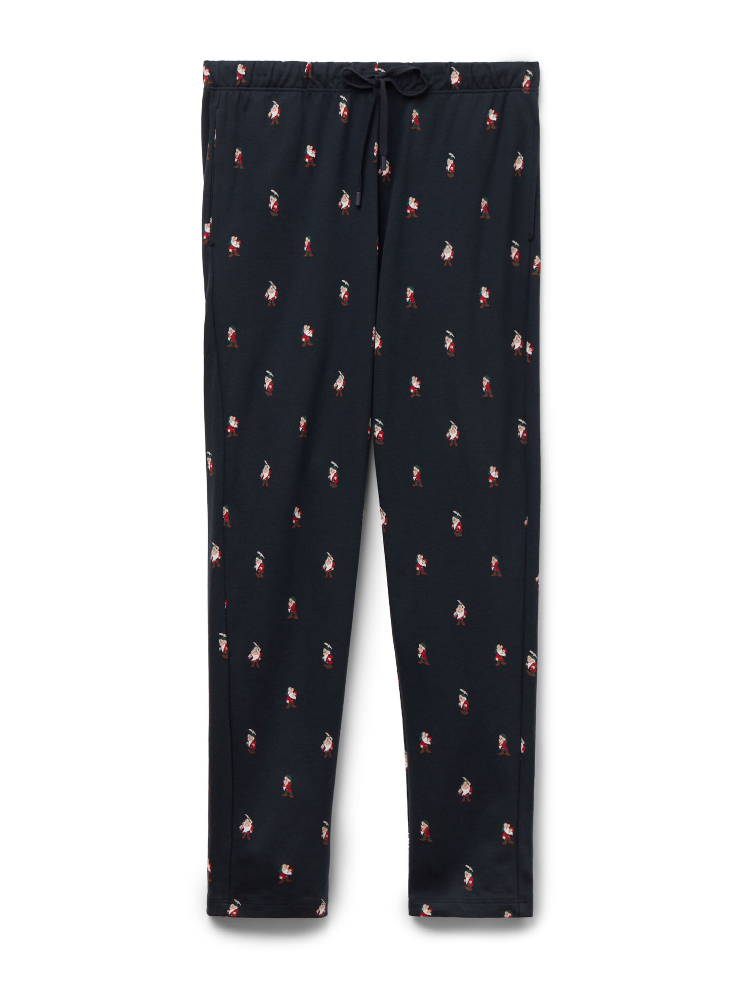 IUMAN Intimissimi Uomo Tapered Pants 'Grumpy' in Blue: front