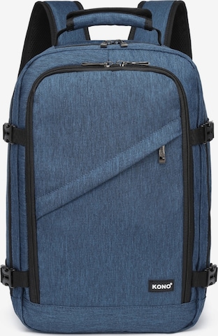 Kono Backpack in Blue: front