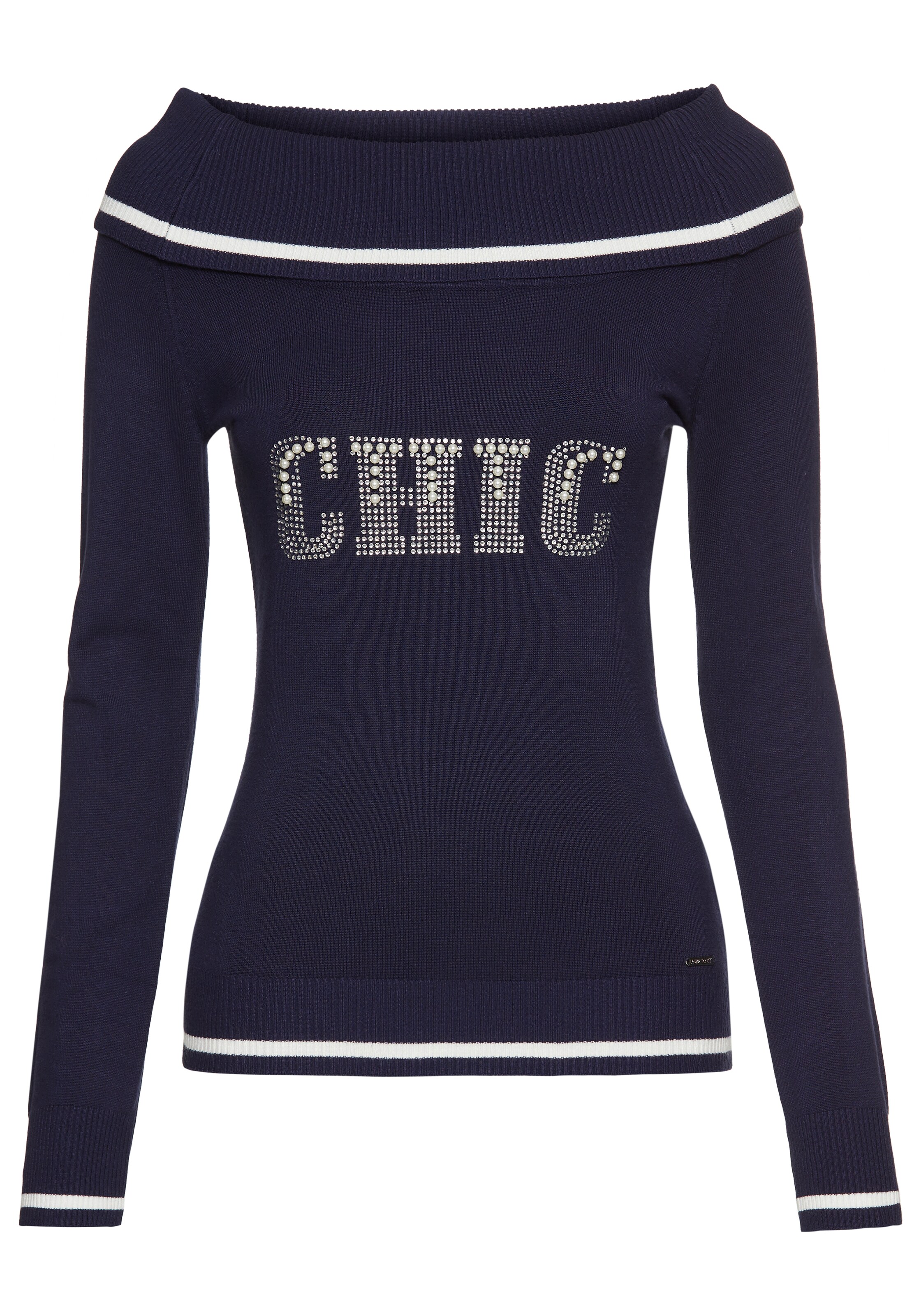 LAURA SCOTT Sweater in Blue: front