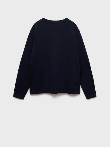 MANGO KIDS Cardigan 'NICKY' i blå