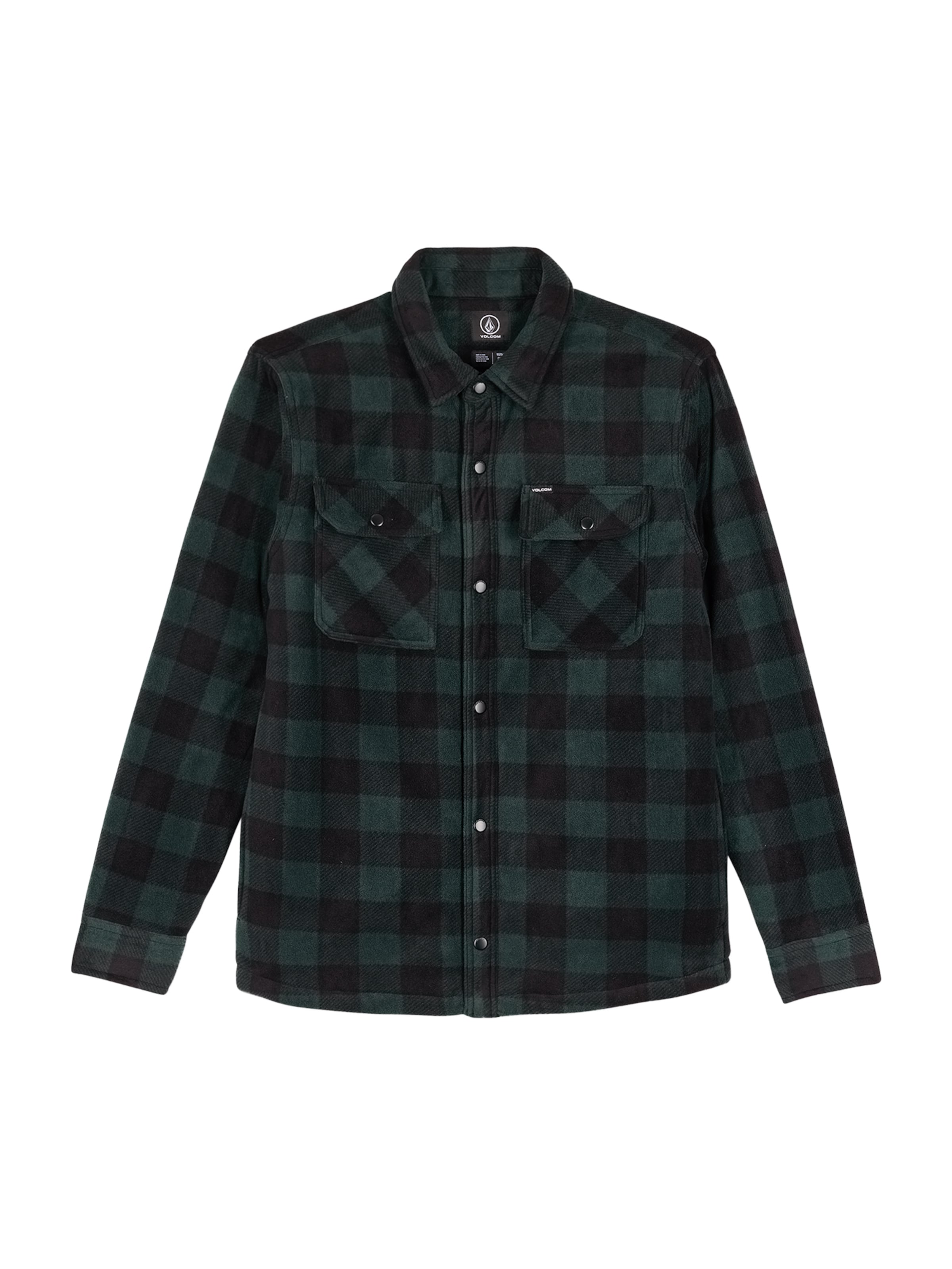 Volcom Демисезонная куртка 'Bowered' в Темно-зеленый / Черный, Обзор товара