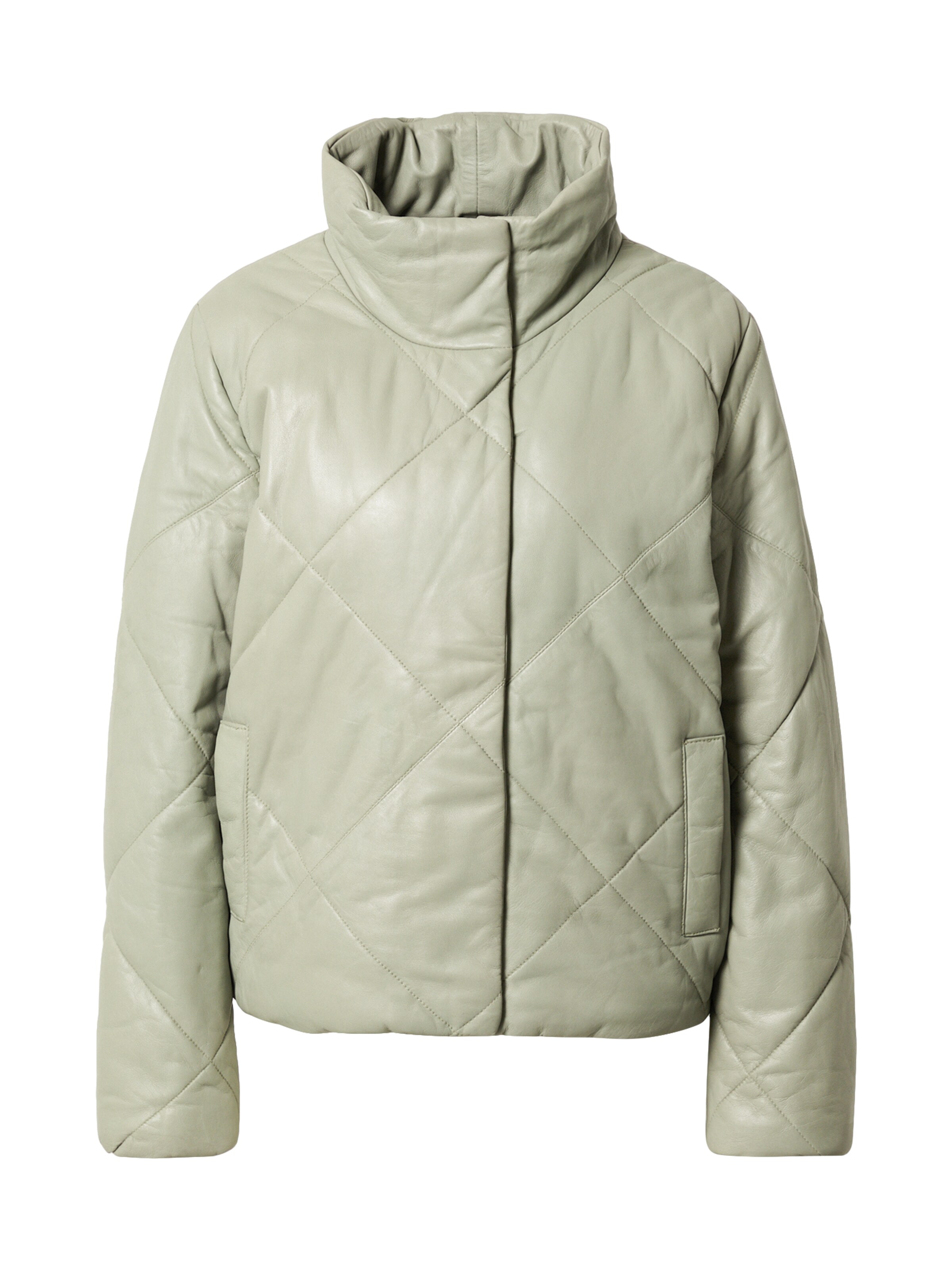 Veste mi-saison 'CAROSSI' Ibana en vert : devant