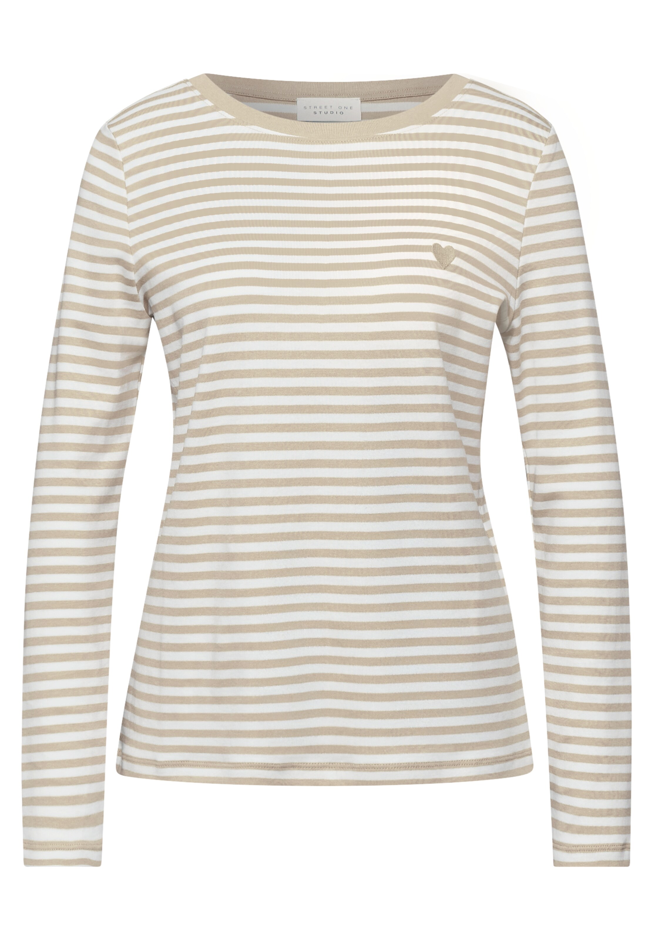 Street One Studio Shirt in Beige: front