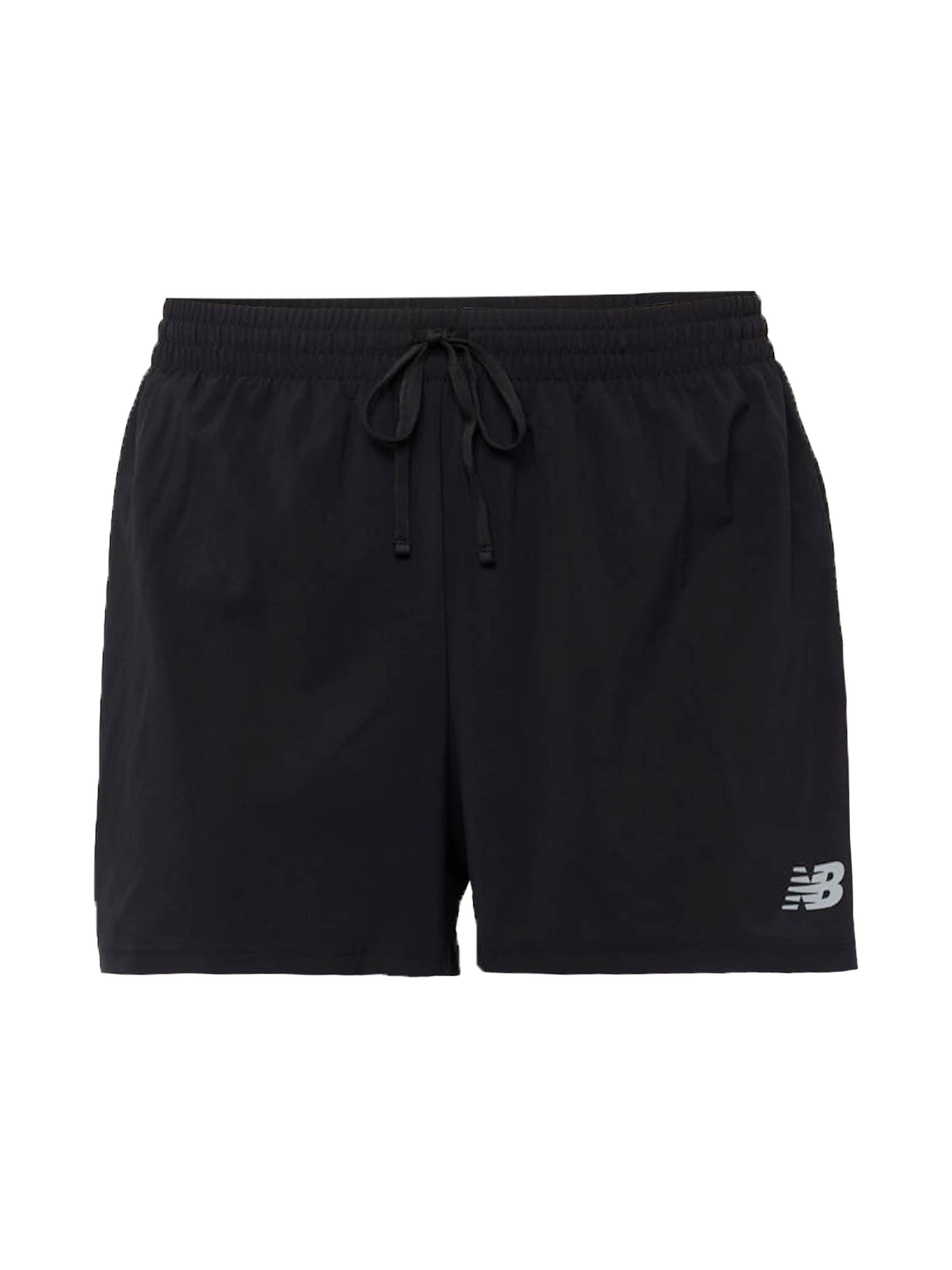 new balance regular Παντελόνι φόρμας 'Essentials' σε μαύρο: μπροστά