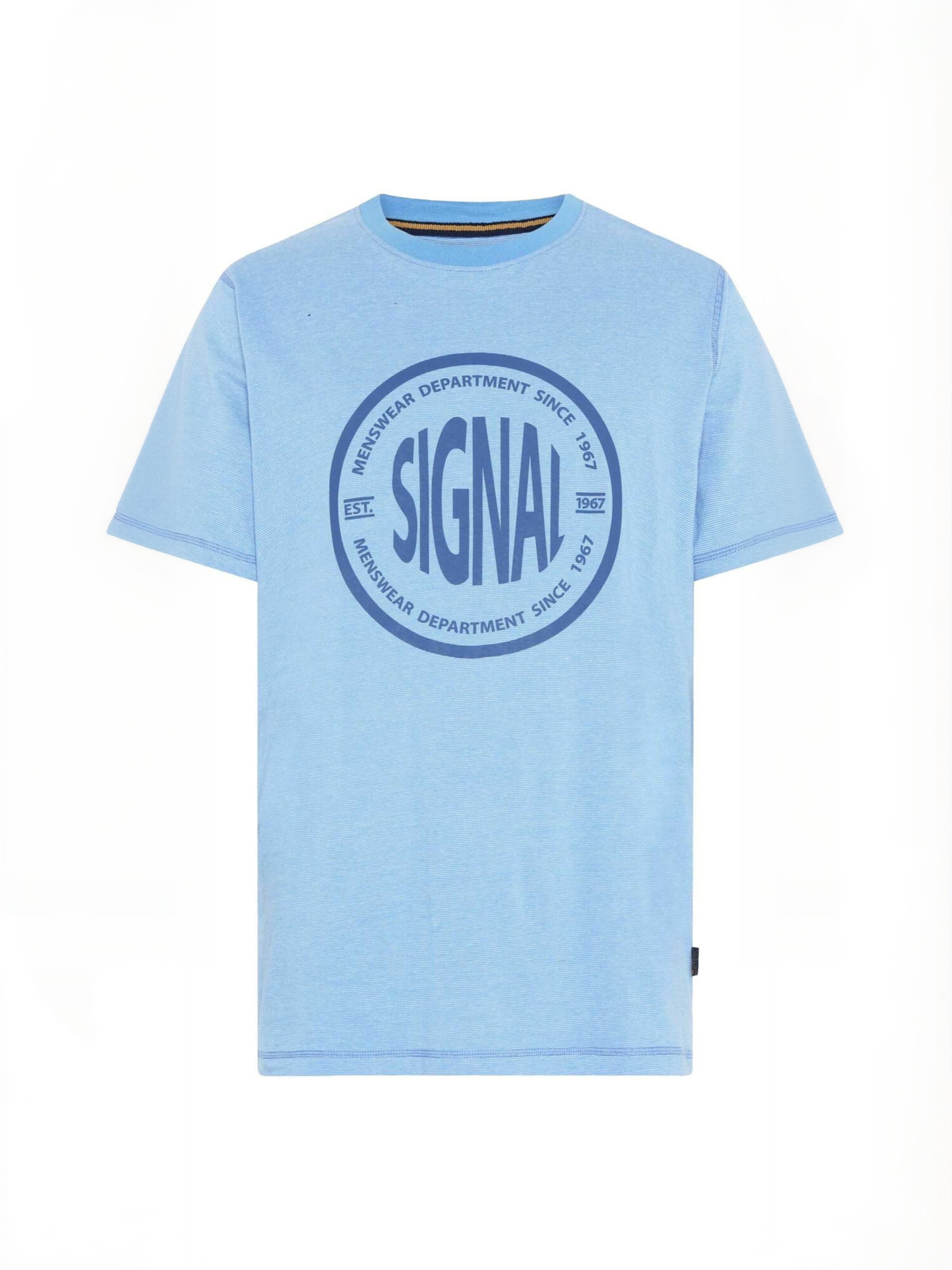 Signal Overhemd ' FelixSi ' in Blauw: voorkant