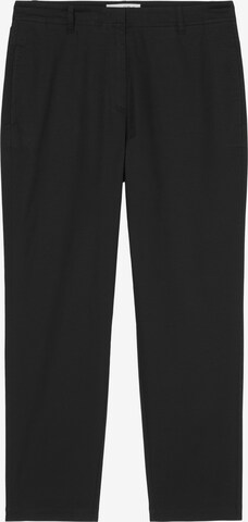 Marc O'Polo Tapered Chino Pants in Black: front