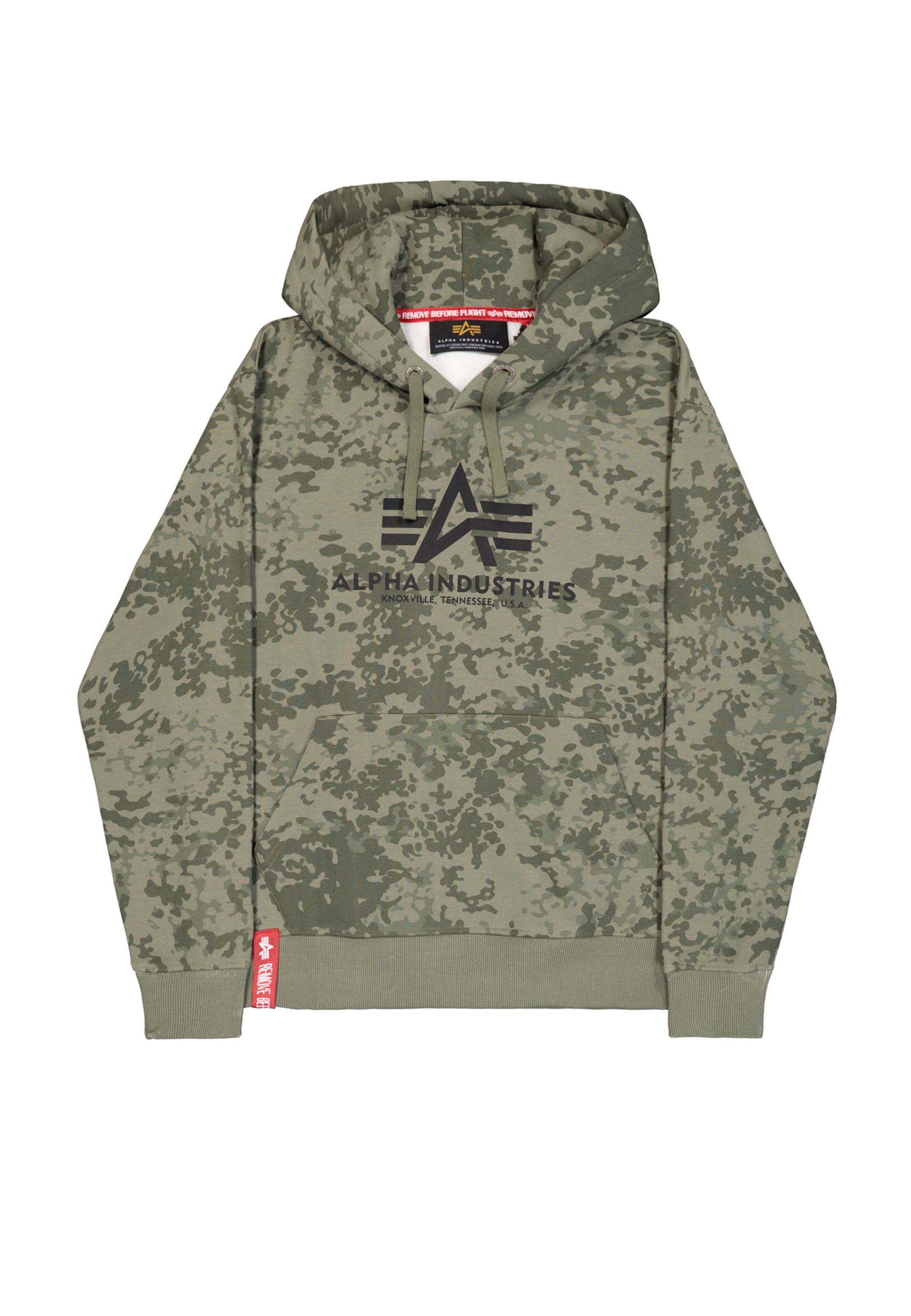 ALPHA INDUSTRIES Sweatshirt in Grün: Vorderseite
