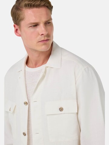 Boggi Milano Regular fit Button Up Shirt 'Camp' in White