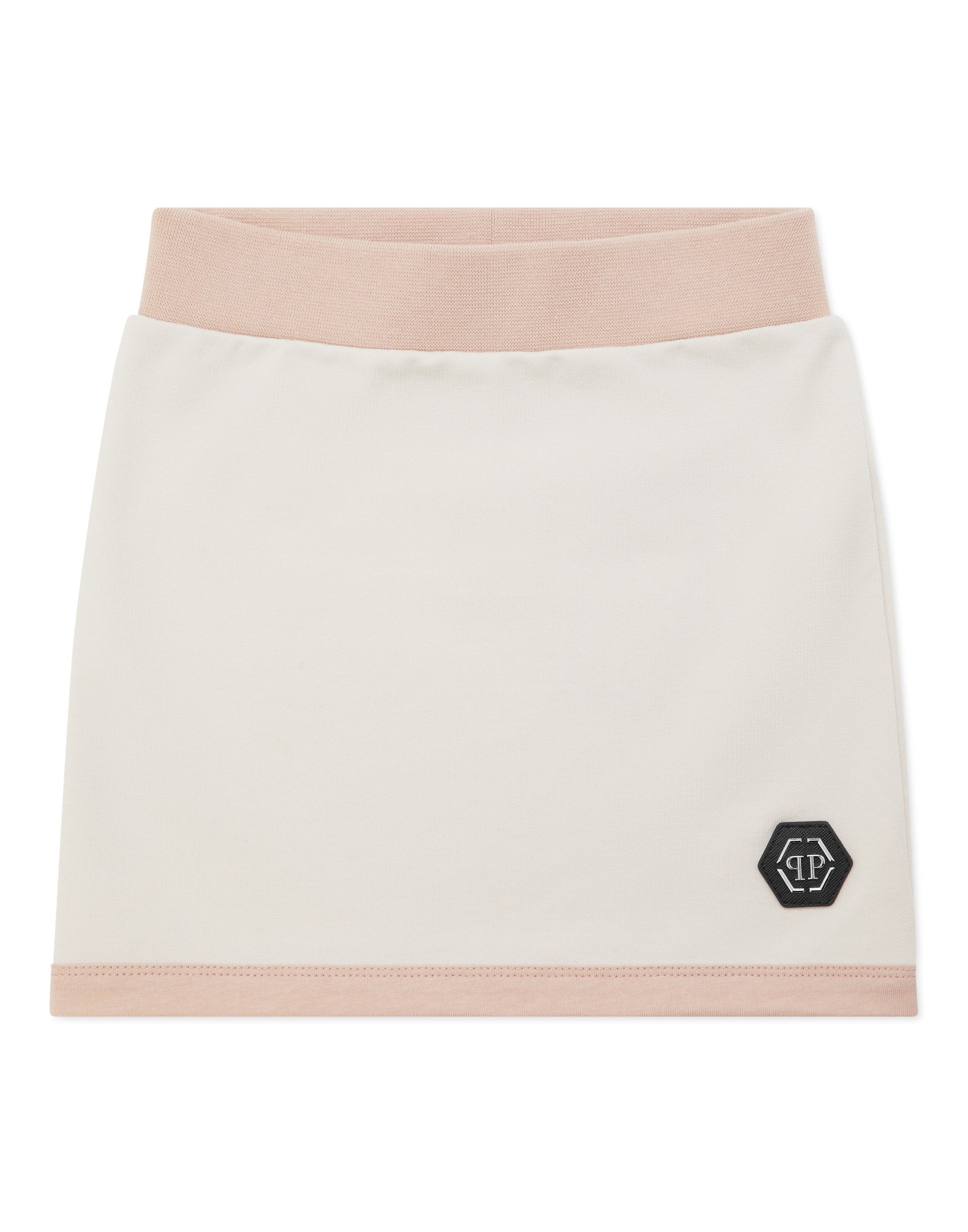 Philipp Plein - Falda en blanco: frente